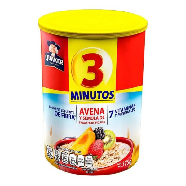 AVENA EN BOTE  3 MINUTOS 36/375G