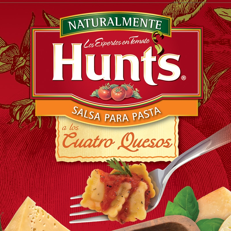 SALSA HUNTS PASTA 4 QUESOS 24/360 GRS Alcca Distribuciones